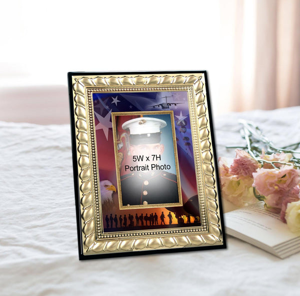 Army Military Photo Frame 5x7 Picture Marine Corps Gift Retirement Plaque Hero
