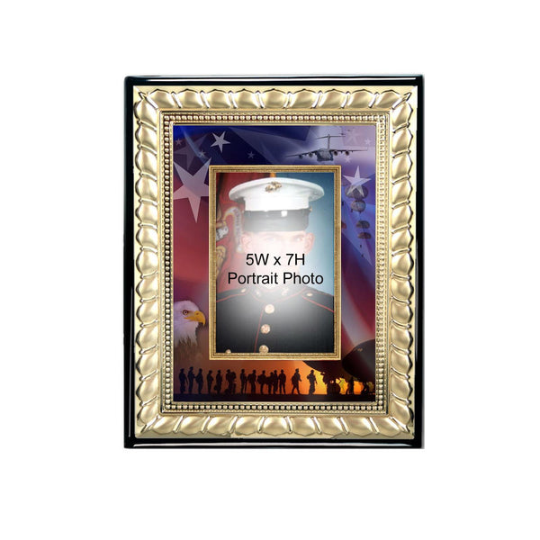 Army Military Photo Frame 5x7 Picture Marine Corps Gift Retirement Plaque Hero