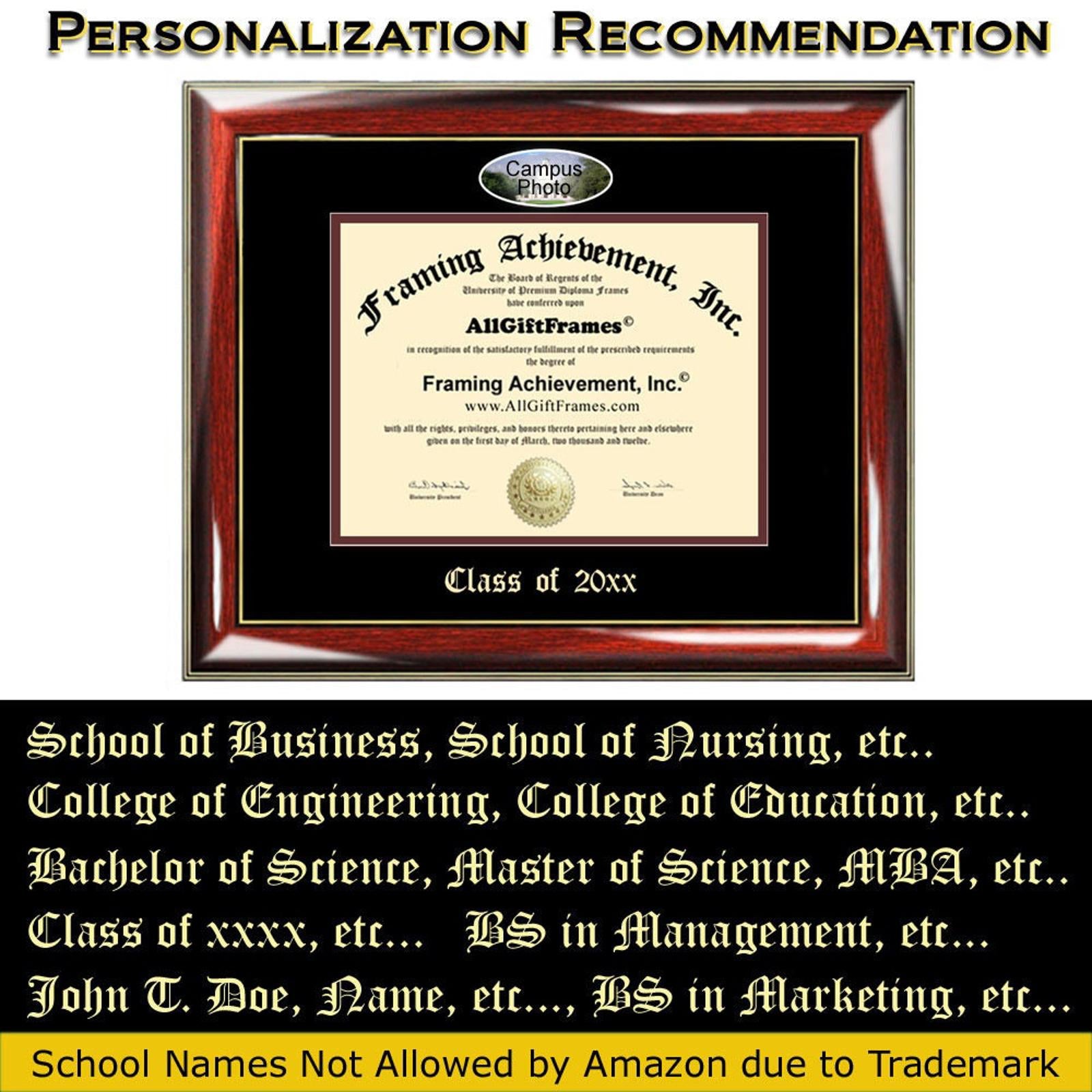David Frame Rutgers Rutgers University Newark Diploma Frame Photo Framing Graduation Gift