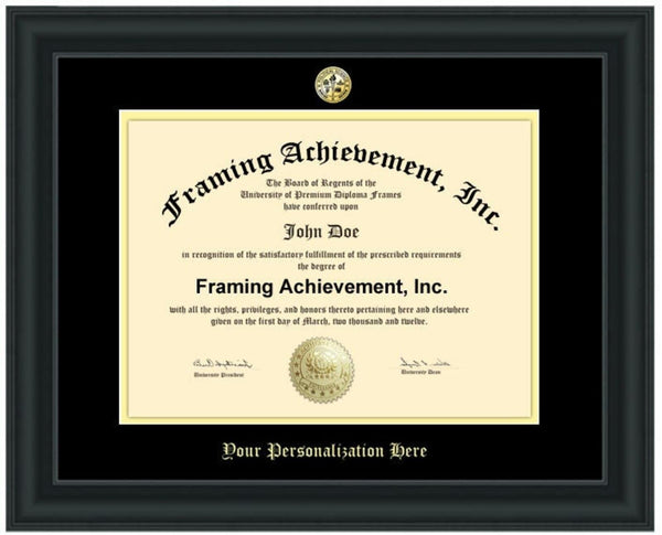 College Diploma Frames University Graduation Gift Graduate Satin Matte Black Certificate Degree Framing