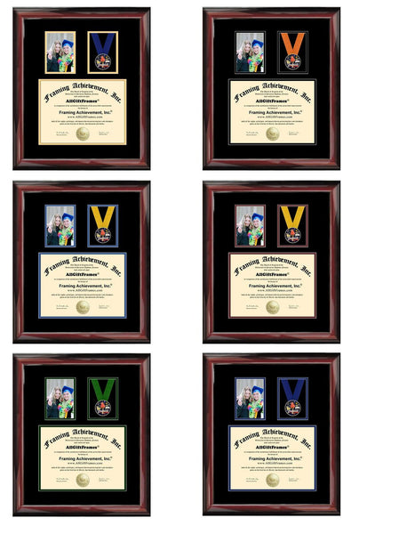 School Graduation Picture Frame College Graduate 4x6 Photo Framing Diploma Certificate Military Medal Award Medallion Ribbon University Case Display Gift Case