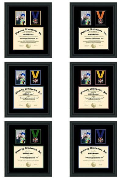 College Award Medal Case Holder Diploma Frame School Degree 2" 4x6 Picture Education Student Graduation Gift Excellence Graduate Certificate