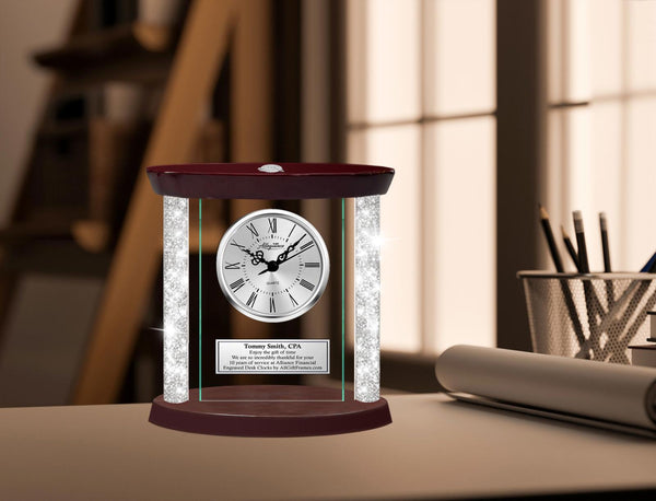 Certified Public Accountant desk clock CPA engraved gift employee coworker boss