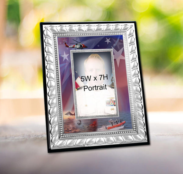 USCG Photo Frame Gift 5x7 Picture Retirement Coast Guard Promotion Guardsman