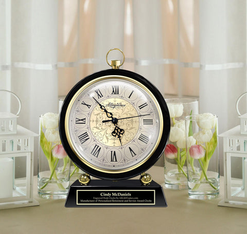 Personalize Gift Clock Retirement Anniversary Engraved Coworker Retirement Award