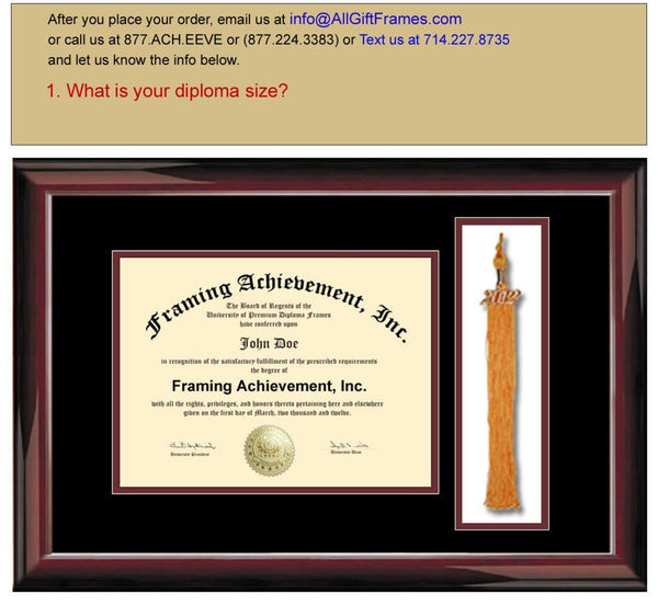 Graduation University Frame Tassel Box College Box Degree Document Plaque Framing Graduate Gift Plaque