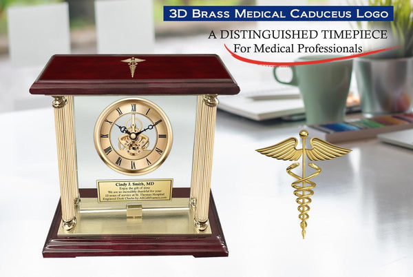 Doctor osteopathic medicine physician medical clock retirement congratulation