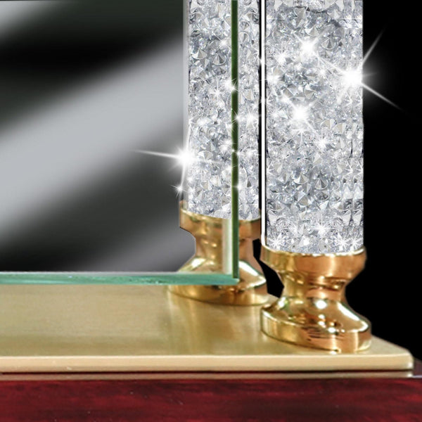 Law school graduation gift lawyer attorney law scale crystal desk clock judge