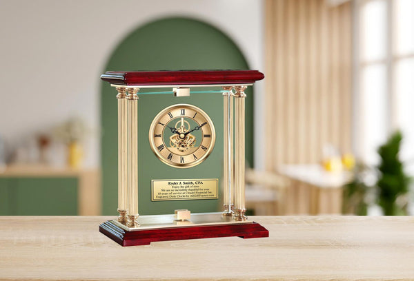 Certified Public Accountant engraved clock CPA gift graduate congratulation