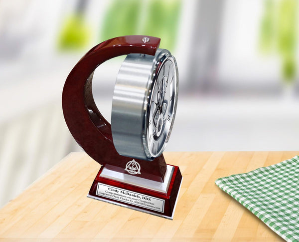 Dentistry gear clock doctor dental surgery dental gift graduation gift DDS DMD