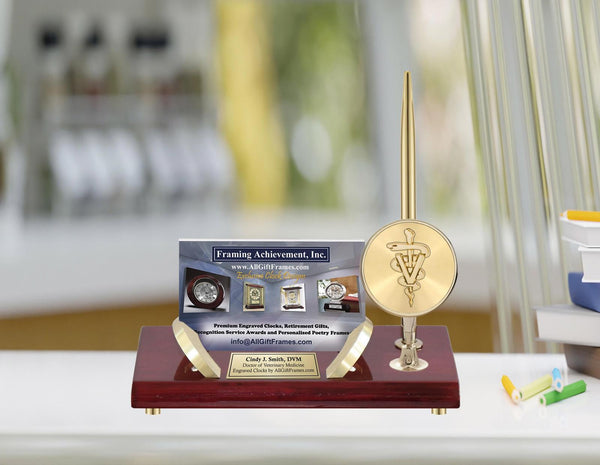 Card holder congratulation Veterinarian school graduation Veterinary VM gift