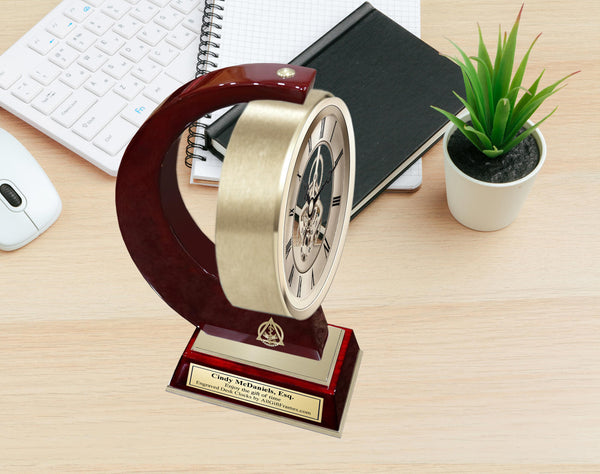Dentist gift gear clock dentistry office DDS DMD dental student graduate award