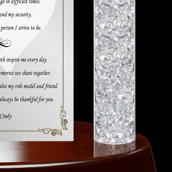 Dad thank you gift personalize plaque father day love appreciation retirement birthday son daughter