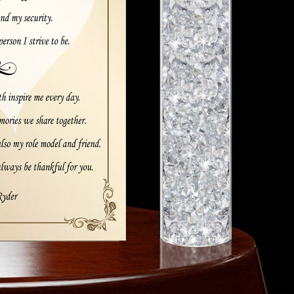 Mom appreciation gift desk plaque mothers day love thank you support graduate wedding gratitude mantel display birthday