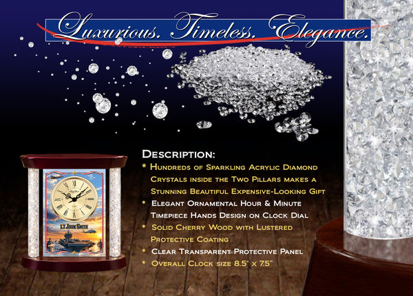 Sailor us navy military desk clock retirement gift veteran years of service recognition award promotion naval graduation graduate school