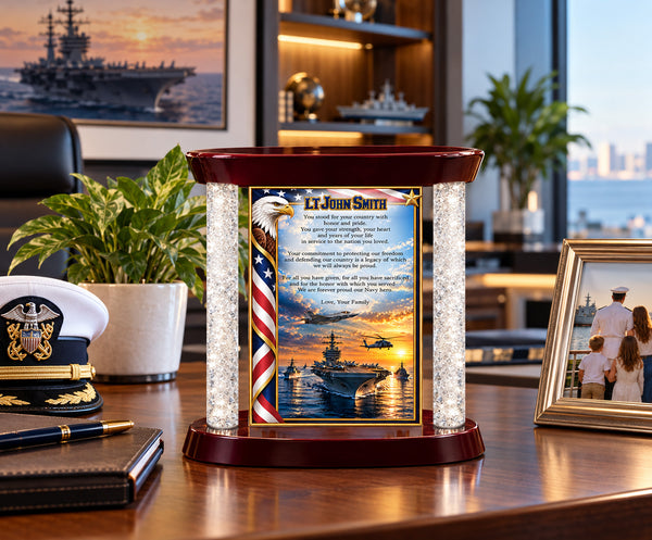 US Navy retirement promotion desk plaque appreciation sailor congratulation veteran birthday graduation naval school graduation gift serviceman