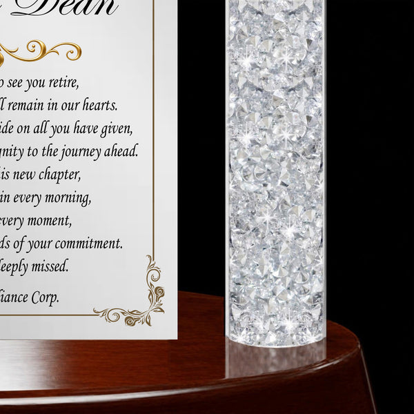 Retirement gift award desk plaque congratulation retiree congratulation years service employee service award