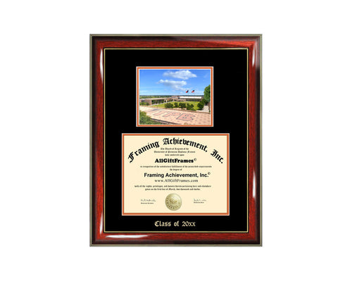 UTPB Diploma Frame Degree University of Texas Permian Basin Graduation Gift Case Embossed Graduate Plaque