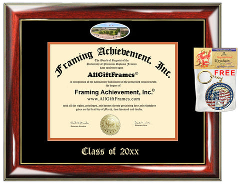 UTPB Diploma Frame Embossed College Best Graduation University of Texas Permian Basin Degree Frame Double Mat Campus Fisheye Graduate Gift