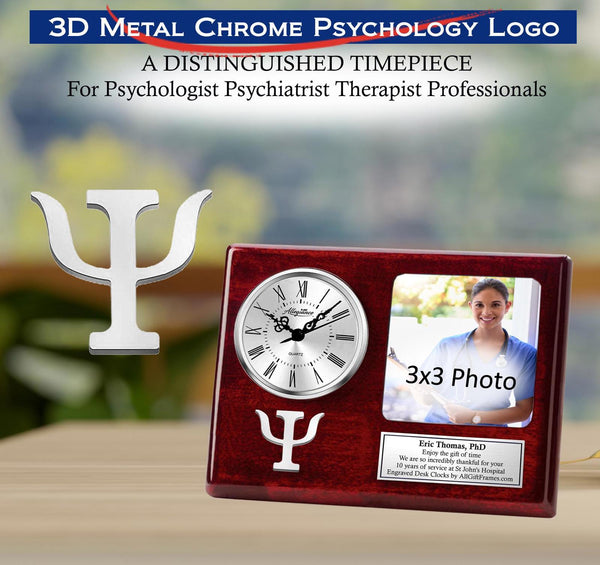Psychologist picture frame clock psychology graduation gift congratulation PsyD