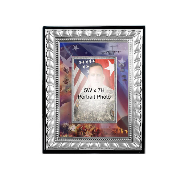 Military Picture Frame Army Photo Frame 5x7 Photo Plaque Soldier Military Gift