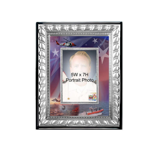 USCG Photo Frame Gift 5x7 Picture Retirement Coast Guard Promotion Guardsman