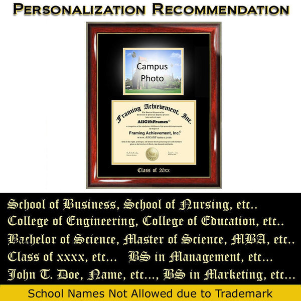 Diploma Frame University of Memphis Photo Graduation Gift Degree Framing Grad