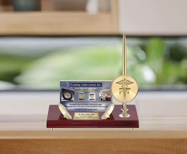 Physical therapy engrave desk pen congratulation gift school graduate DPT