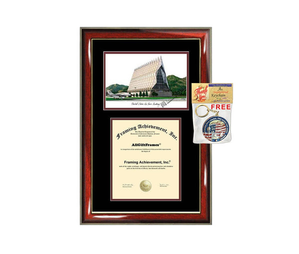 Afb Frames United States Air Force Academy diploma frames lithograph USAFA frame