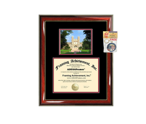 Washington University St Louis diploma frame WUSTL certificate framing graduation document college degree plaque graduate  campus photo