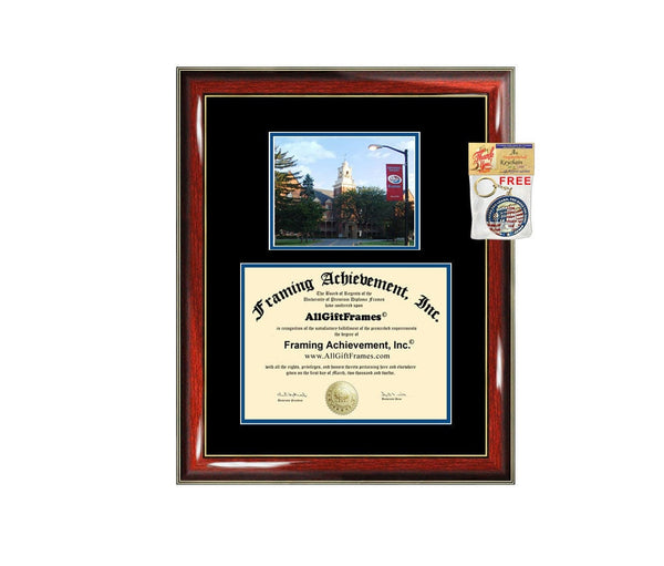 Shippensburg University diploma frame campus degree certificate framing gift graduation frames plaque certification award document