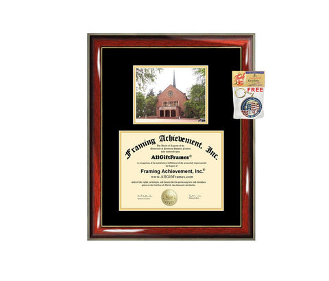 Pacific Lutheran University diploma frame campus certificate PLU degree frames framing gift graduation frames plaque document
