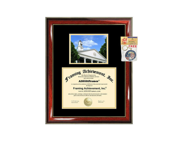 Tennessee Technological University diploma frame campus picture TTU degree plaque graduation document picture frame certificate framing grad