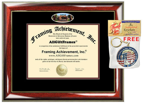 Quinnipiac University diploma frame school campus photo graduation college certificate framing gift degree plaque certificate case document