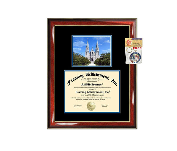 Virginia Tech diploma frame campus photo certificate framing graduation Virginia Polytechnic Institute State University degree plaque
