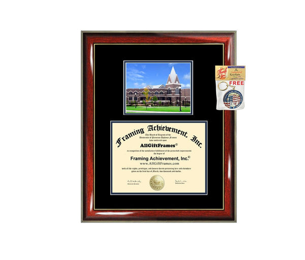 Xavier University Ohio diploma frame framing graduation document plaque degree gift college graduate picture frame campus photo certificate