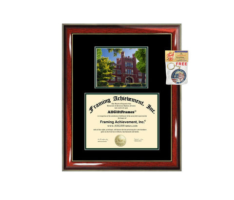 Marshall University diploma frame campus picture certificate framing campus photo graduation gift document holder college graduate holder