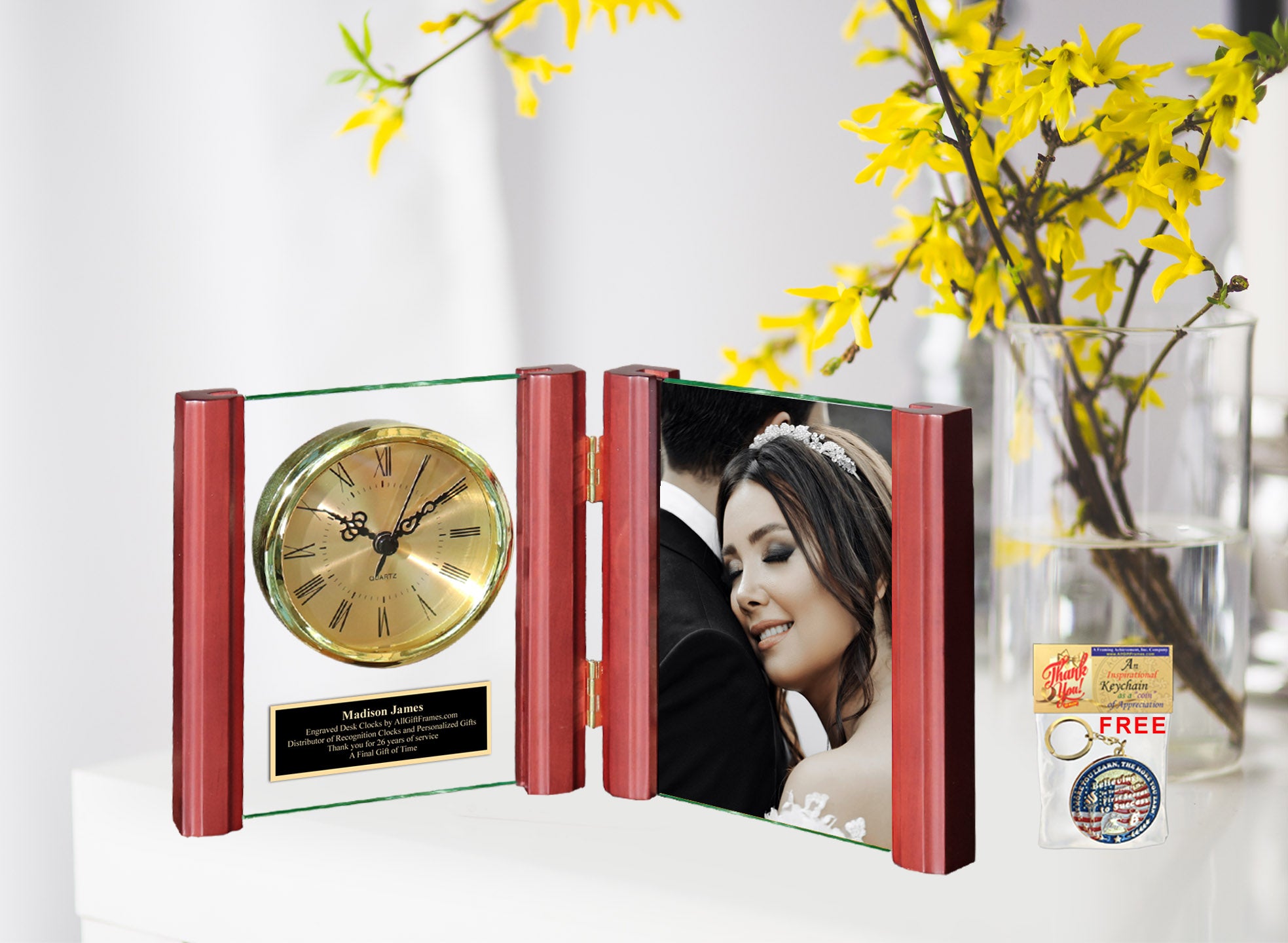 Graduation-Achievement Glass Picture Frame 6x4 With Stand Very  Congratulatory