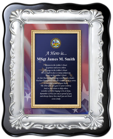 military plaque army