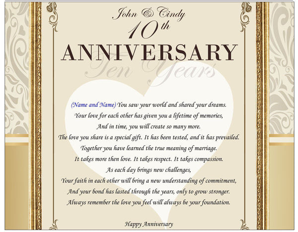 anniversary wishes poem