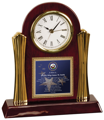 Military Retirement Gift Clock