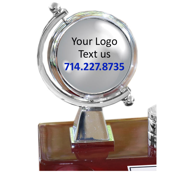 Personalized Law Enforcement Gift Nameplate Desk Engraved Clock Police Academy Graduation School Sheriff Deputy Promotion Retirement Officer