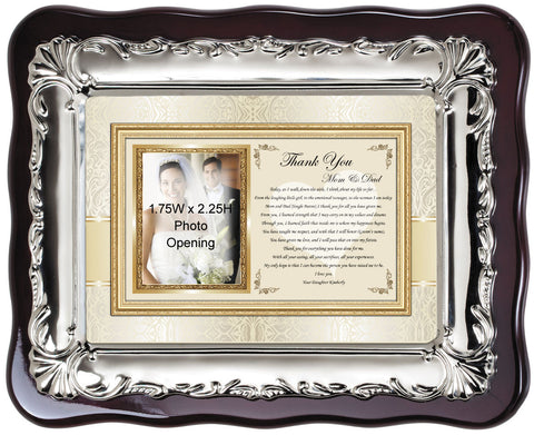 parents wedding picture frame