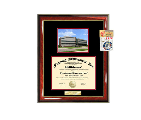 Davenport University Diploma Frame School Campus Photo Graduation Double Mat Degree Framing Document Graduation Gift Bachelor Master MBA Doctorate PHD Cheap Best