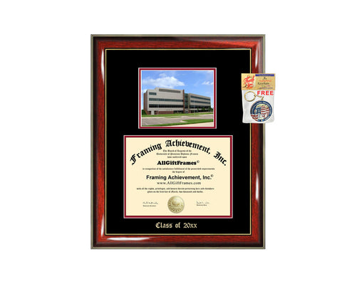 Davenport University Diploma Frame Big School Campus Photo Graduation Double Mat Degree Framing Document Graduation Gift Bachelor Master MBA Doctorate PHD Cheap Best