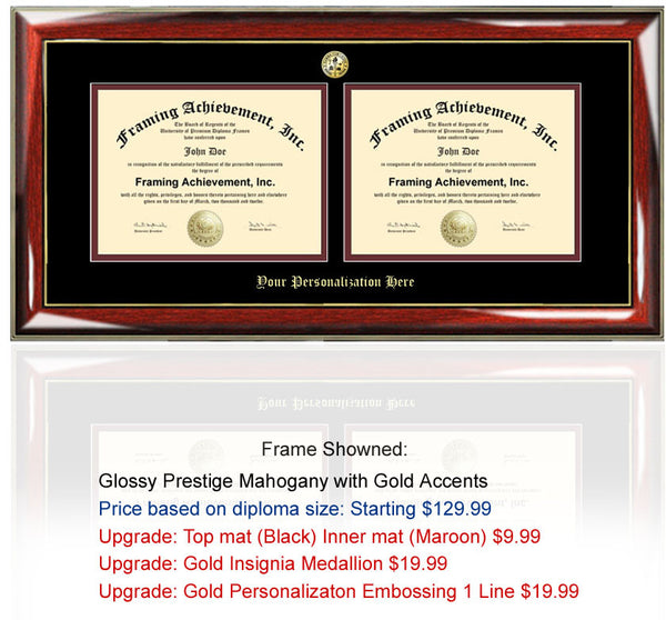 University Double Diploma Frames