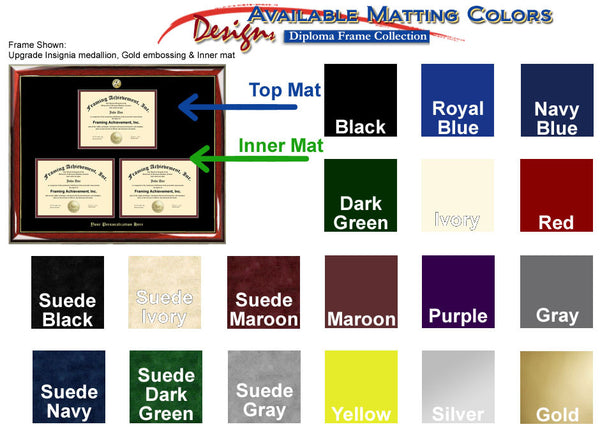 diploma framing matting