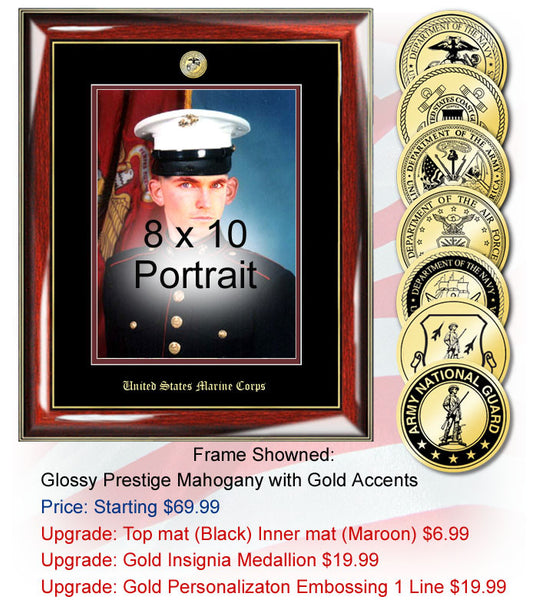 military photo frame
