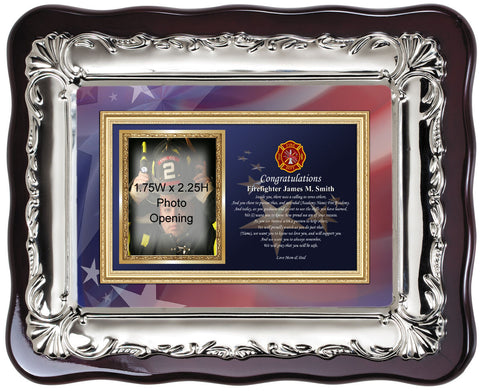 firefighter photo frame