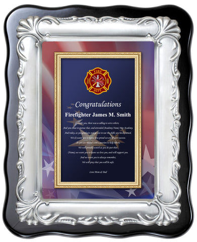 fireman plaque